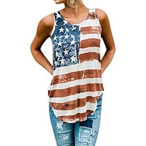 American Flag tank top